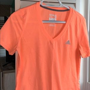 Neon orange shirt